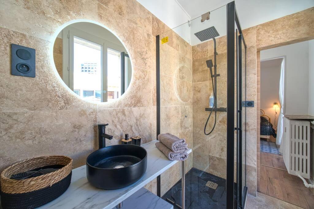 Appartement Tout Equipe Vieux Port 4 Couchages Marsiglia Esterno foto